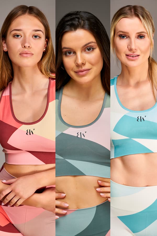The three colourways together